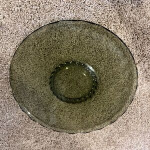 Elegant Green Glass Serving platter